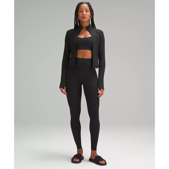 Lululemon Define Crop BLACK Jacket Nulu 8 NWT - Picture 2 of 7